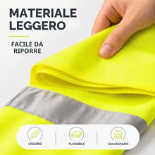 Carica l'immagine nel visualizzatore di Gallery, 2X Gilet di Sicurezza Auto 2027 Giallo ISO20471 – Gilet Riflettenti Alta visibilità Neon per Veicoli, Auto e Camion – Ac