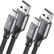 Carica l'immagine nel visualizzatore di Gallery, deleyCON 2x 2m USB-A a USB-C Cavo di Ricarica Cavo Dati, 2 Pezzi