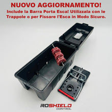 Carica l'immagine nel visualizzatore di Gallery, Roshield Trappola per Topi con Finestra di Ispezione - Contenitore Sicuro Facile da Posizionare in Casa, Capannone o Gar