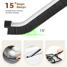 Carica l'immagine nel visualizzatore di Gallery, Oderra Spazzola Pulizia Fessure 3mm Setole Dure, 4 Pezzi, Nero
