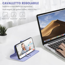 Carica l'immagine nel visualizzatore di Gallery, SineOrdo Cover compatible con Xiaomi Redmi 17 4G / 5G Custodia, Custodia Xiaomi Redmi 17 4G / 5G Cover Libro Portafoglio