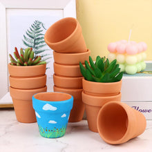 Carica l'immagine nel visualizzatore di Gallery, kaiyaya 20 Pezzi vasi in terracotta Piccoli vasi in Terracotta con Foro di Drenaggio Vasi in Riutilizzabili Vaso Piccolo