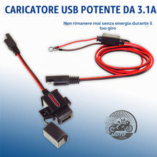 Carica l'immagine nel visualizzatore di Gallery, MOTOPOWER MP0609A 3.1Amp Moto USB Charger Kit per Telefono, GPS o Sport Camera