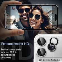 Carica l'immagine nel visualizzatore di Gallery, JETech Pellicola Fotocamera per iPhone 17 Pro/17 Pro Max, Argento, 1 Set