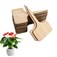 Carica l'immagine nel visualizzatore di Gallery, 40 Pezzi Etichette Per Piante, Bambù Pianta, Accessori da Giardino, Etichette a Forma di T, Cartellini per Impermeabili,
