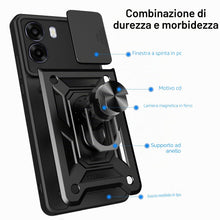 Carica l'immagine nel visualizzatore di Gallery, KUSINHOKA Cover per Oppo A6 5G/4G/A6x 5G/4G con 2 Pezzi Vetro Temperato, [Protezione Fotocamera Slide] Anti-Graffio Cust