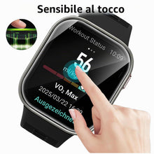 Carica l'immagine nel visualizzatore di Gallery, GIOPUEY Pellicola Protettiva per Amazfit Bip Max, [4 Pezzi] Vetro temperato Schermo Protezione Pellicola [Copertura Comp