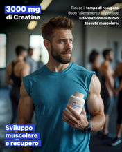 Carica l'immagine nel visualizzatore di Gallery, Creatina Monoidrata Vegana 3000mg, 400 Compresse, Per Uomo e Donna, 3 Mesi