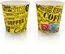 Carica l'immagine nel visualizzatore di Gallery, COFFISANO 200 Bicchierini da Caffè Colorati | Bicchieri in Cartoncino da 75 ml per Espresso Tè Bevande Usa e Getta in Mo