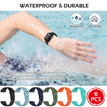 Carica l'immagine nel visualizzatore di Gallery, BDIG 6PCS Cinturino Compatibile con Xiaomi Redmi Watch 3 Active, Braccialetto Sportivo di Ricambio in Morbido Silicone