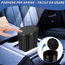 Carica l'immagine nel visualizzatore di Gallery, 2 Pezzi Pattumiera per Auto con Coperchio, Con 4 Rotoli Sacchetti