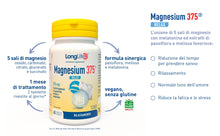 Carica l'immagine nel visualizzatore di Gallery, LongLife® Magnesium 375 Relax | Ciclo del sonno e rilassamento | 5 sali di magnesio ad alta biodisponibilità | Melatonin