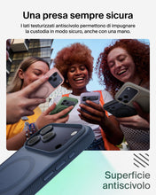 Carica l'immagine nel visualizzatore di Gallery, Belkin SheerForce Grip Cover per iPhone 17 Pro Max Compatibile con MagSafe, Design Sottile con Linee Laterali Antiscivol