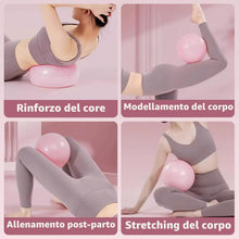 Carica l'immagine nel visualizzatore di Gallery, Vortix 3/6 palline da pilates, 25 cm, anti-esplosione e antiscivolo, piccola palla da ginnastica con tubo gonfiabile, pa