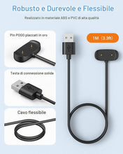 Carica l'immagine nel visualizzatore di Gallery, MoKo Caricatore Compatibile con Amazfit Active/GTS 2/2e/2 Mini/4 Mini/GTR Mini/2/2e/Bip 5/5 Unity/3/3 Pro/Bip U/T-Rex Pr