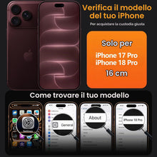 Carica l'immagine nel visualizzatore di Gallery, Cover con Cordino per iPhone 18 Pro e iPhone 17 Pro,