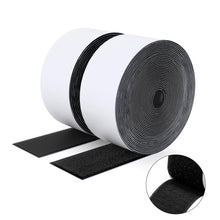 Carica l'immagine nel visualizzatore di Gallery, Nastro autoadesivo extra forte - 50 mm× 5 m Nastro autoadesivo a strappo e gancio Nastro biadesivo per interni ed estern