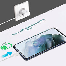 Carica l'immagine nel visualizzatore di Gallery, Caricabatterie Caricatore Rapido e Cavo Tipo C da 1,5M per Samsung Galaxy A15 A14 A13 A33 A34 A35 A55 A54 A53 A51 A50 A4