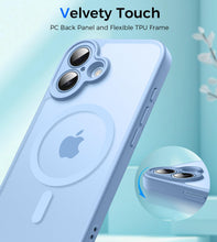 Carica l'immagine nel visualizzatore di Gallery, Natiiozie Magnetica Cover per iPhone 17, Compatibile con Mag Safe,Antiurto di Grado Militare,Protezione Completa Della F