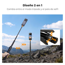 Carica l'immagine nel visualizzatore di Gallery, K&amp;F CONCEPT Treppiede e Palo Selfie Invisibile Telescopico 120cm