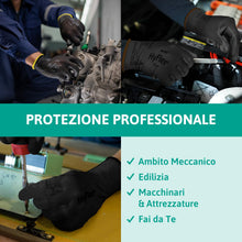 Carica l'immagine nel visualizzatore di Gallery, Ansell HyFlex 48-101 Guanti da Lavoro Sottili, Fodera Elastica con Rivestimento in Poliuretano, Protezione Professionale