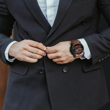 Carica l'immagine nel visualizzatore di Gallery, Cinturino in Pelle Compatibile con Garmin Fenix 8 51mm/Fenix 7X/7X Pro/6X/6X Pro/5X Plus/5X/ Fenix 3/3 HR, 26mm Cinturin