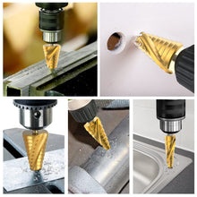 Carica l'immagine nel visualizzatore di Gallery, Flintronic Punte Coniche, HSS Titanium, 4-12/ 4-20 /4-32mm(Oro)-3pz
