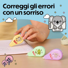Carica l'immagine nel visualizzatore di Gallery, BIC Nastri correttori Tipp-Ex Vibbies Mini Pocket Mouse (5 mm x 6 m) con simpatici animaletti - Confezione da 6