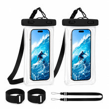 Carica l'immagine nel visualizzatore di Gallery, x2 Custodia Impermeabile Smartphone [Design 3D unico pezzo ] IPX8 Borsa Impermeabile Cellulare snorkeling,sub,immersioni