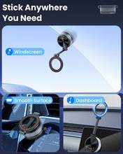 Carica l'immagine nel visualizzatore di Gallery, supporto telefono auto magnetico, Rotante a 360° e Pieghevole, Nero