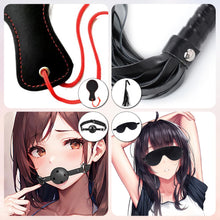 Carica l'immagine nel visualizzatore di Gallery, Set Bondage 11 Pezzi per San Valentino, SM Sessuale Set Restrizioni BDSM con Manette Caviglia Morsetti Capezzoli, Sex To