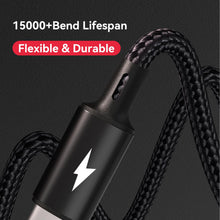 Carica l'immagine nel visualizzatore di Gallery, tigratigro Multi Cavo di Ricarica, 3 in 1 Multiplo Cavetto [1.2M] Multiplo Cavetto con 3 Cavo Nylon USB Tipo C, con Adat