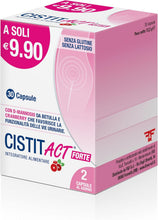 Carica l'immagine nel visualizzatore di Gallery, Cistit Act Forte, Integratore Alimentare per le Vie Urinarie, 30 Capsule