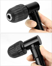 Carica l'immagine nel visualizzatore di Gallery, QWORK® Attacco per trapano angolare, campo di serraggio 0,8-10 mm, mandrino per trapano a 90 gradi, adattatore per trapa