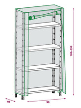 Carica l'immagine nel visualizzatore di Gallery, Custodia Protettiva per Scaffali di dimensioni 90 cm x 40 cm x 185-195 cm