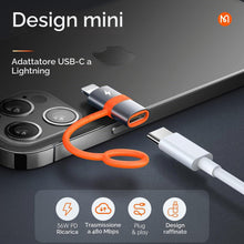 Carica l'immagine nel visualizzatore di Gallery, mcdodo Adattatore USB C a Lightning, adattatore Lightning USB C,PD 36W Supporto per ricarica rapida e sincronizzazione c