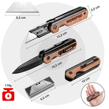 Carica l'immagine nel visualizzatore di Gallery, WORKPRO Coltello Multiuso 2 in 1