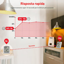 Carica l'immagine nel visualizzatore di Gallery, TempPro TP50 Termometro igrometro digitale per interni