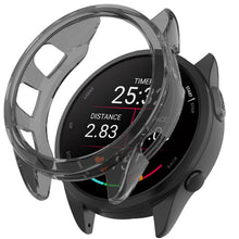 Carica l'immagine nel visualizzatore di Gallery, MWOOT Compatibile con Garmin Forerunner 165 Pellicole in Vetro Temperato 4 Pezzi e Custodie Protezione in Silicone 2 Pez