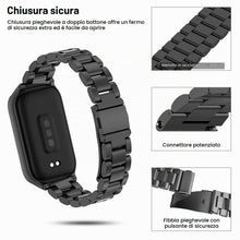 Carica l'immagine nel visualizzatore di Gallery, BDIG Cinturino in Metallo Compatibile con Xiaomi Smart Band 9 Active/Redmi Smart Band 3,Senza Gap Cinturino di ricambio 