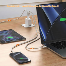 Carica l'immagine nel visualizzatore di Gallery, Cavo di ricarica iPhone USB C a USB C 1m, cavo di ricarica rapida per iPhone 17 Air/16 Pro Max/15 Plus/17E/16E, iPad Pro