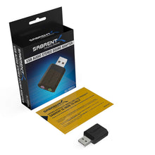 Carica l'immagine nel visualizzatore di Gallery, SABRENT Scheda Audio USB Esterna, Adattatore Audio Presa USB a Jack 3,5mm per Cuffie Microfono Casse Stereo, Compatibile