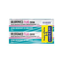 Carica l'immagine nel visualizzatore di Gallery, Abbinata Ialuronico Plus Crema, 50 g Totali, Crema Idratante con Acido Ialuronico 0,4%, Azione Rigenerante ed Emolliente
