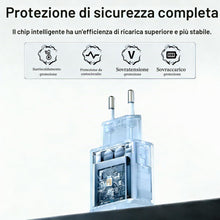 Carica l'immagine nel visualizzatore di Gallery, Caricatore iPhone Rapido 30W con Cavo Lightning 2M in Nylon Intrecciato per iPhone 14 13 12 11 Pro Max SE, Alimentatore 