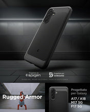 Carica l'immagine nel visualizzatore di Gallery, Spigen Cover Rugged Armor per Samsung Galaxy A18 / A17 / A17 5G / M17 5G