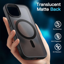 Carica l'immagine nel visualizzatore di Gallery, JETech Cover Magnetica Opaca 3 in 1 per iPhone 15, Nero