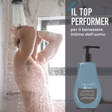 Carica l'immagine nel visualizzatore di Gallery, DERMOXEN Detergente Intimo Uomo Antibatterico e Antiodore Delicato 125 ml