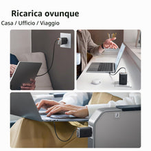 Carica l'immagine nel visualizzatore di Gallery, Mcdodo Caricatore USB C 40W con Cavo Retrattile USB C Alimentatore Tipo C Rapido Retrattile 3-Port Presa C Caricabatteri