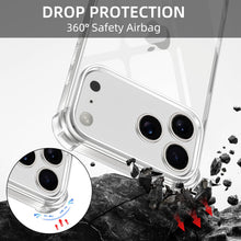 Carica l'immagine nel visualizzatore di Gallery, Pnakqil Cover per iPhone 18 Pro/iPhone 17 Pro 6,3" con Cordino, Nero