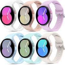 Carica l'immagine nel visualizzatore di Gallery, Higgs 6 Pezzi Cinturino Compatibile con Samsung Galaxy Watch 7/6/5/4 40mm 44mm/Watch 5 Pro 45mm/Galaxy Watch 6 Classic 4
